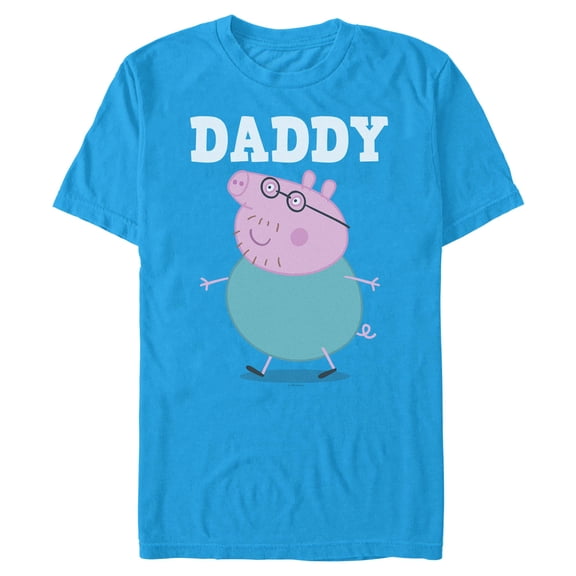 Mens Peppa Pig Daddy Pig Portrait T Shirt