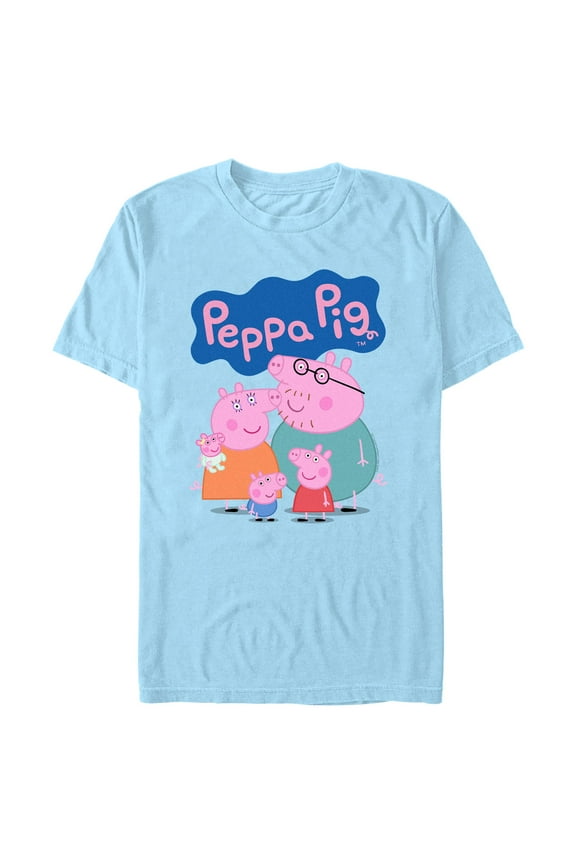 Mens Peppa Pig Family Group Shot T Shirt
