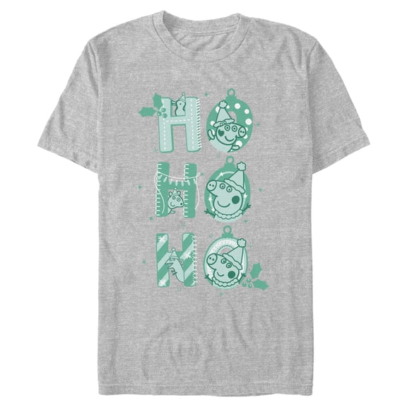 Mens Peppa Pig Ho Ho Ho Portraits T Shirt