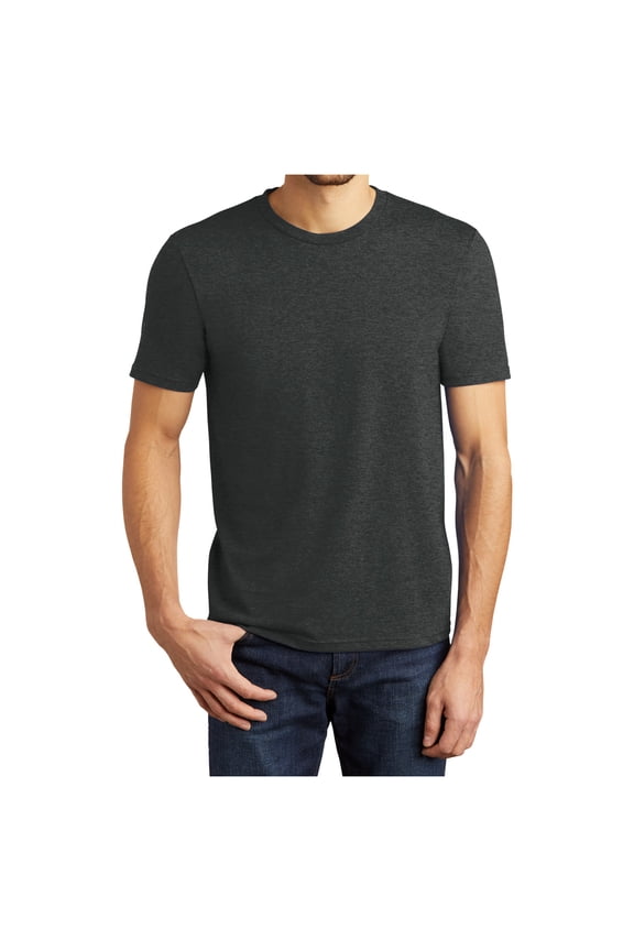 Men's Perfect Tri Polyester/Cotton/Rayon T-Shirts Black Frost 4X-Large