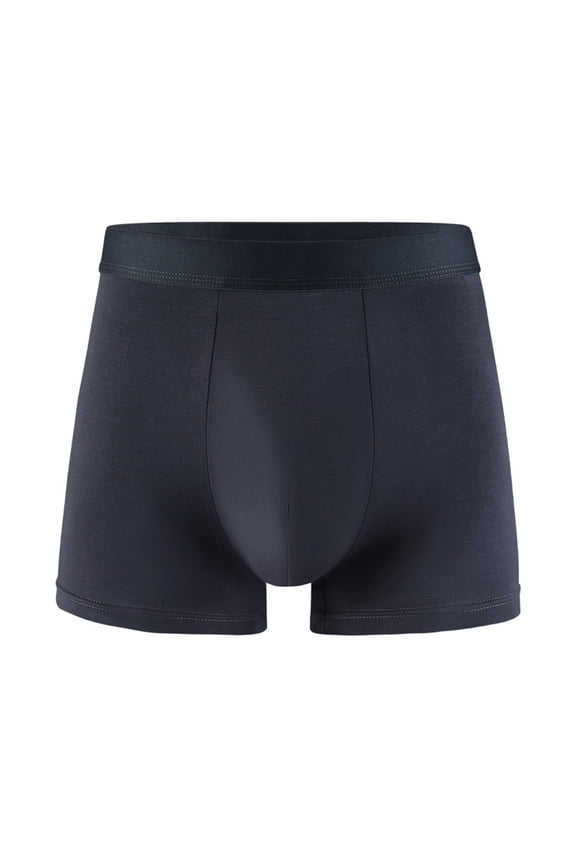 Mens Performance Cotton Trunks, Boxer Briefs, All-day Comfort Gray S