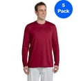 thumbnail image 1 of Mens Performance Long-Sleeve T-Shirt 5 Pack, 1 of 2