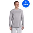 thumbnail image 1 of Mens Performance Long-Sleeve T-Shirt 5 Pack, 1 of 2