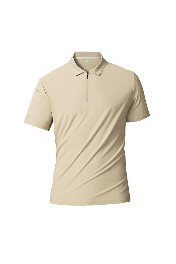 Mens Performance Shirt - UPF 30+ Moisture Wicking Quick Dry Golf - Fashion Work Blouse