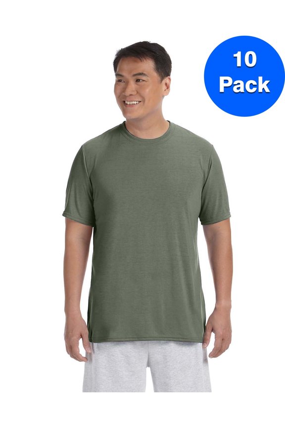 Mens Performance T-Shirt 10 Pack