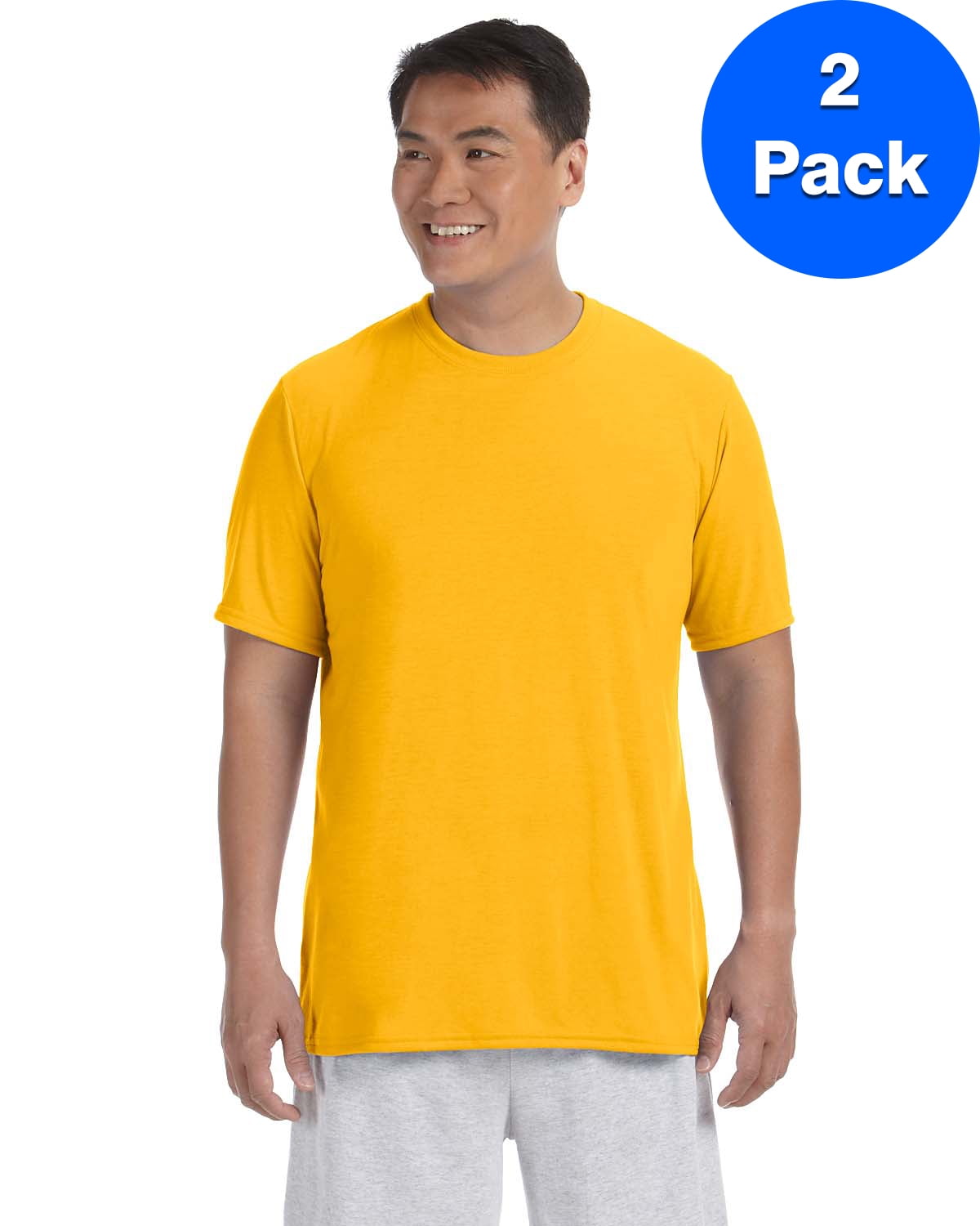 Mens Performance T-Shirt 2 Pack - Walmart.com