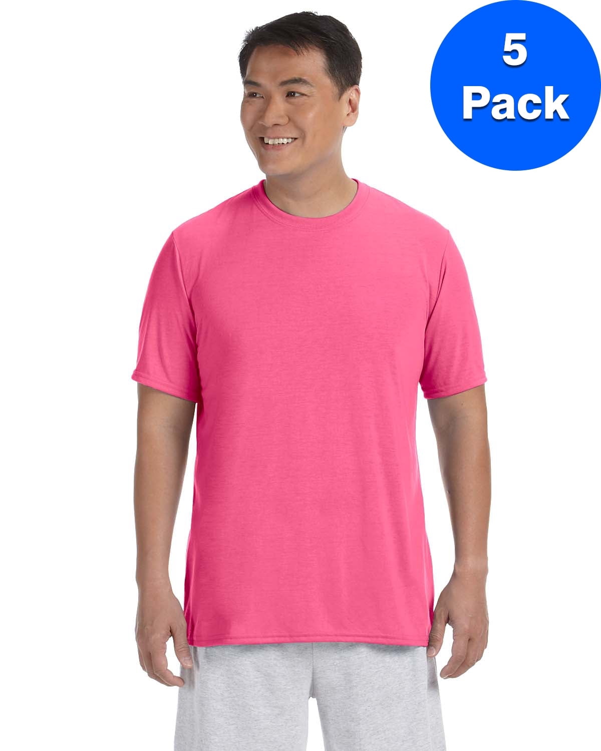 Mens Performance T-Shirt 5 Pack
