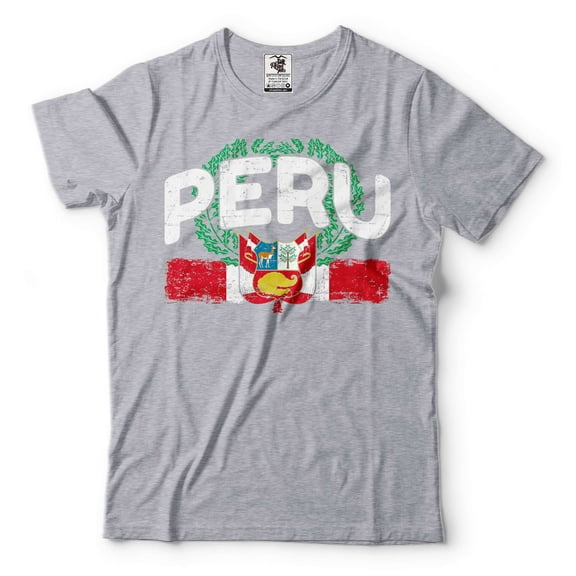 Mens Peru Shirt Peru Patriotic Flag Tee Peru National Shirt Peru Unisex Tee Peruvian Gifts