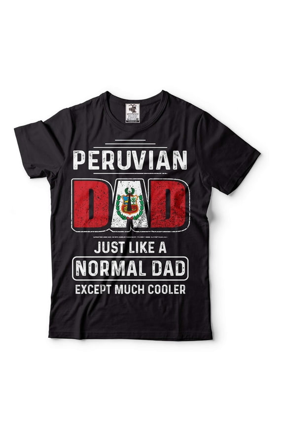 Mens Peru T-shirt Peruvian Dad Tshirt Father's Day Gift Peruvian Father Shirt Fathers day Shirt
