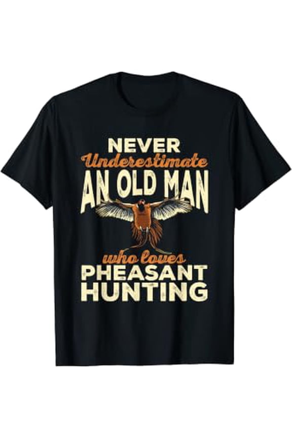 Mens Pheasant Hunting Upland Bird Hunting T-Shirt
