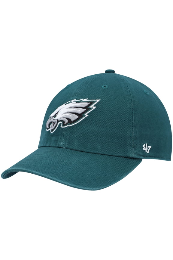 Mens Philadelphia Eagles '47 Brand Midnight Green Cleanup Adjustable Hat