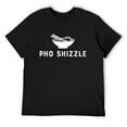 thumbnail image 1 of Mens Pho Shizzle T Shirt Funny Sarcastic Asian Food Saying Gift Black Small, 1 of 5
