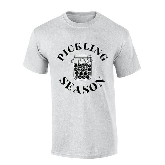 Mens Pickleball Tshirt It's Pickling Season Funny Pickleball Short Sleeve T-shirt-Sports Grey-xxxl