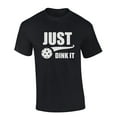 thumbnail image 1 of Mens Pickleball Tshirt Just Dink It Swoosh Pickleball Short Sleeve T-shirt-Black-xxxl, 1 of 1