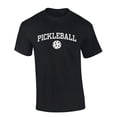 thumbnail image 1 of Mens Pickleball Tshirt Pickleball Graphic Pickleball Short Sleeve T-shirt-Black-large, 1 of 1