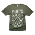 thumbnail image 1 of Mens Pilot T-shirt Funny Pilot Shirts Pilot's 6 Pack Shirt Funny Pilot Gym Shirts (XX-Large Military Green), 1 of 6