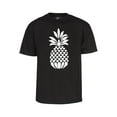thumbnail image 1 of Mens Pineapple Stencil Short-Sleeve T-Shirt - Black - Small, 1 of 1