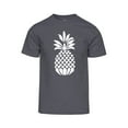 thumbnail image 1 of Mens Pineapple Stencil Short-Sleeve T-Shirt - Dark Grey - X-Large, 1 of 1
