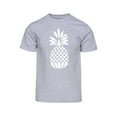 thumbnail image 1 of Mens Pineapple Stencil Short-Sleeve T-Shirt - Heather Grey - X-Large, 1 of 1