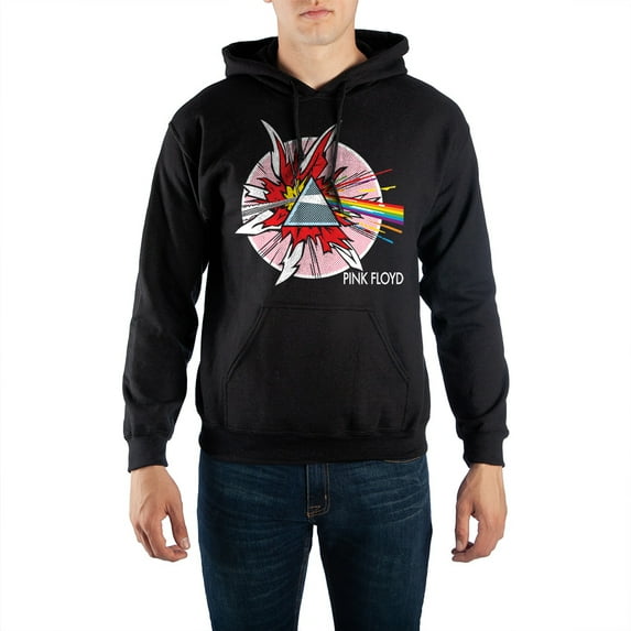 Mens Pink Floyd Rock Band Hooded Sweatshirt-Medium