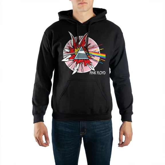 Mens Pink Floyd Rock Band Hooded Sweatshirt-Medium