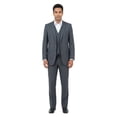 thumbnail image 1 of Mens Pinstripe 3 Piece Suit Set Modern Fit, Notch Lapel, 1 of 4