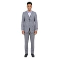 thumbnail image 1 of Mens Pinstripe 3 Piece Suit Set Modern Fit, Notch Lapel, 1 of 4