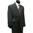 thumbnail image 1 of Mens Pinstripe - Stripe Two 2 Button Super Wool Business - Wedding 2 Piece Side Vented 2 Piece Suits For Men Notch Lapel Side Vented In 4 Colors, 1 of 1