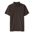 thumbnail image 1 of Mens Pique Polo Shirts Regular Fit Short Sleeve Plain Cotton Tee, 1 of 2