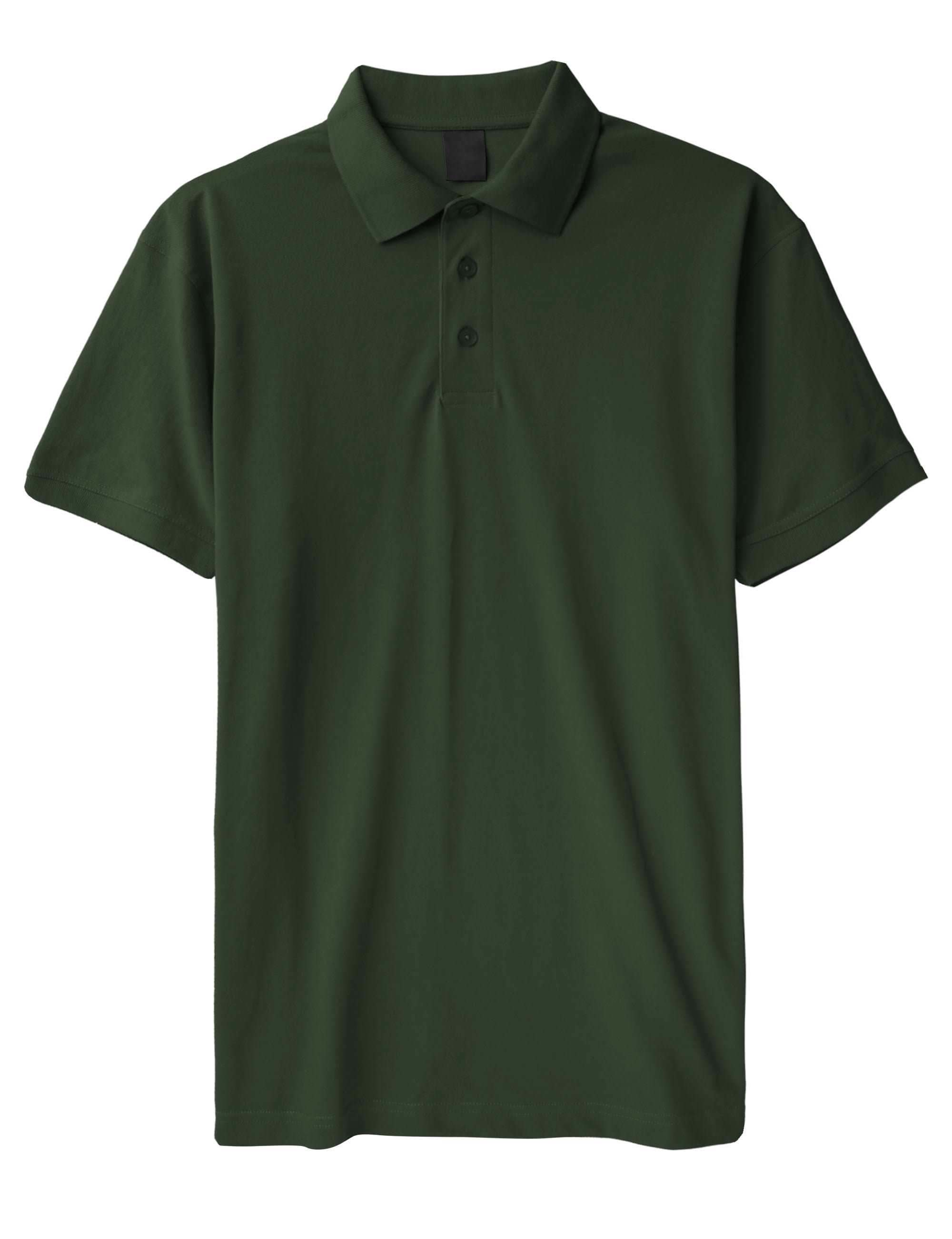 ポロシャツ SATUR Basic Pique Polo Short Sleeve T-Shirt Green SA252MTS13 Mens Pique Polo Shirts Regular Fit Short Sleeve Plain Cotton