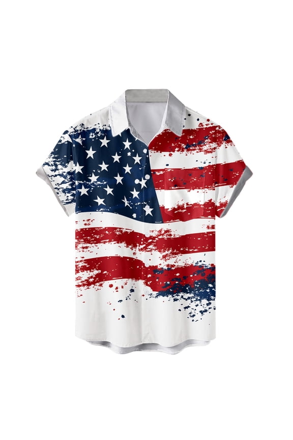 Mens Pique Shirts 250Th Anniversary Printed Compression Shirt Men,White,L