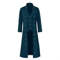 thumbnail image 1 of Mens Pirate Coat Halloween Gothic Cosplay Costume Stand Collar Renaissance Steampunk Tailcoat, 1 of 4