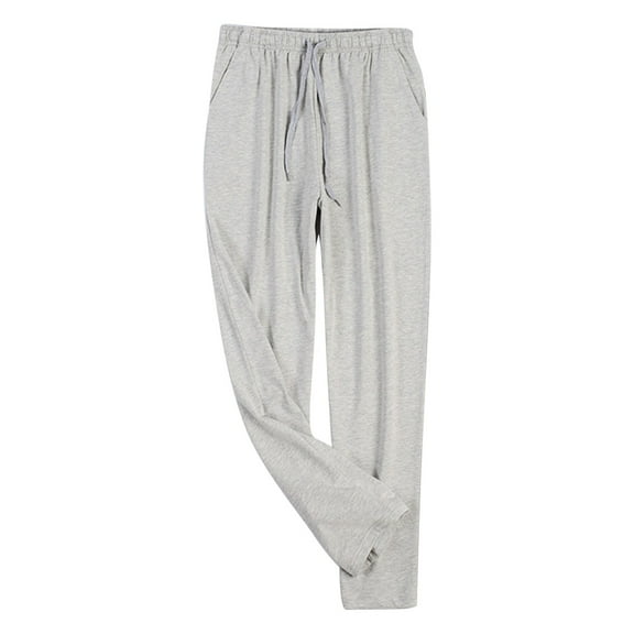 Mens Pj Pants Pure Cotton Home Spring And Fall Loose Fitting Large Size Home Pj Pants for Men