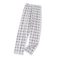 thumbnail image 1 of Mens Pj Pants Thin Comfortable Pattern Home Long Air Conditioned Pajama Pants for Men, 1 of 7