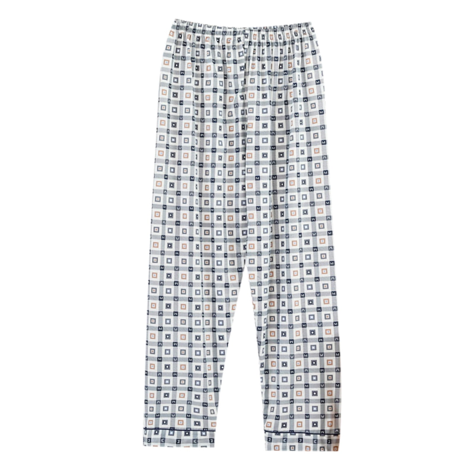 Mens Pj Pants Ultra Lightweight Bottoms Sleepwear Bottom Elastic Band 6 Pack Pj Pants for Men