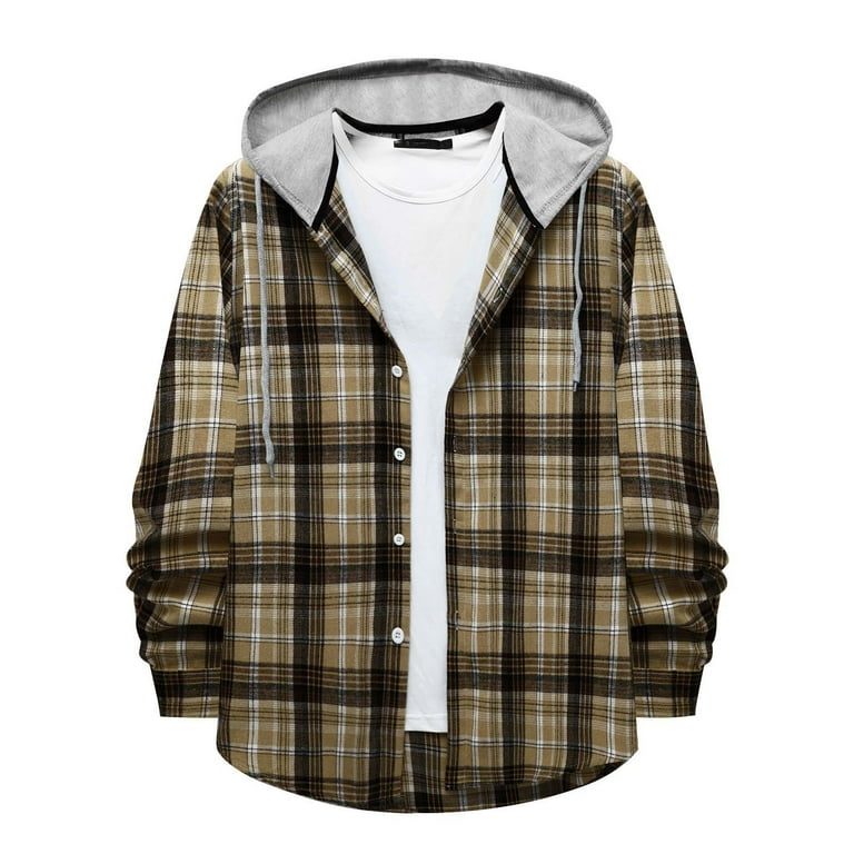 Button up with hoodie cheap