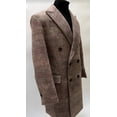 thumbnail image 1 of Mens Plaid Overcoat - Hounstooth Checker Pattern Topcoat - Rust Brown, 1 of 1