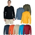 thumbnail image 1 of Mens Plain Crew Neck Ultra Cotton Long Sleeve T-Shirt, 1 of 5
