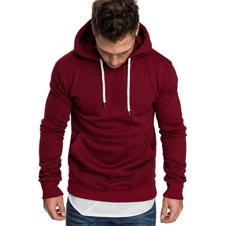 Plain red hotsell hoodie walmart