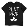 thumbnail image 1 of Mens Plant Power, Plant Based T-Shirt Black, 1 of 5