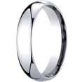 thumbnail image 1 of Mens Platinum, 5mm Slightly Domed Standard Comfort-Fit Wedding Band (sz 13), 1 of 3