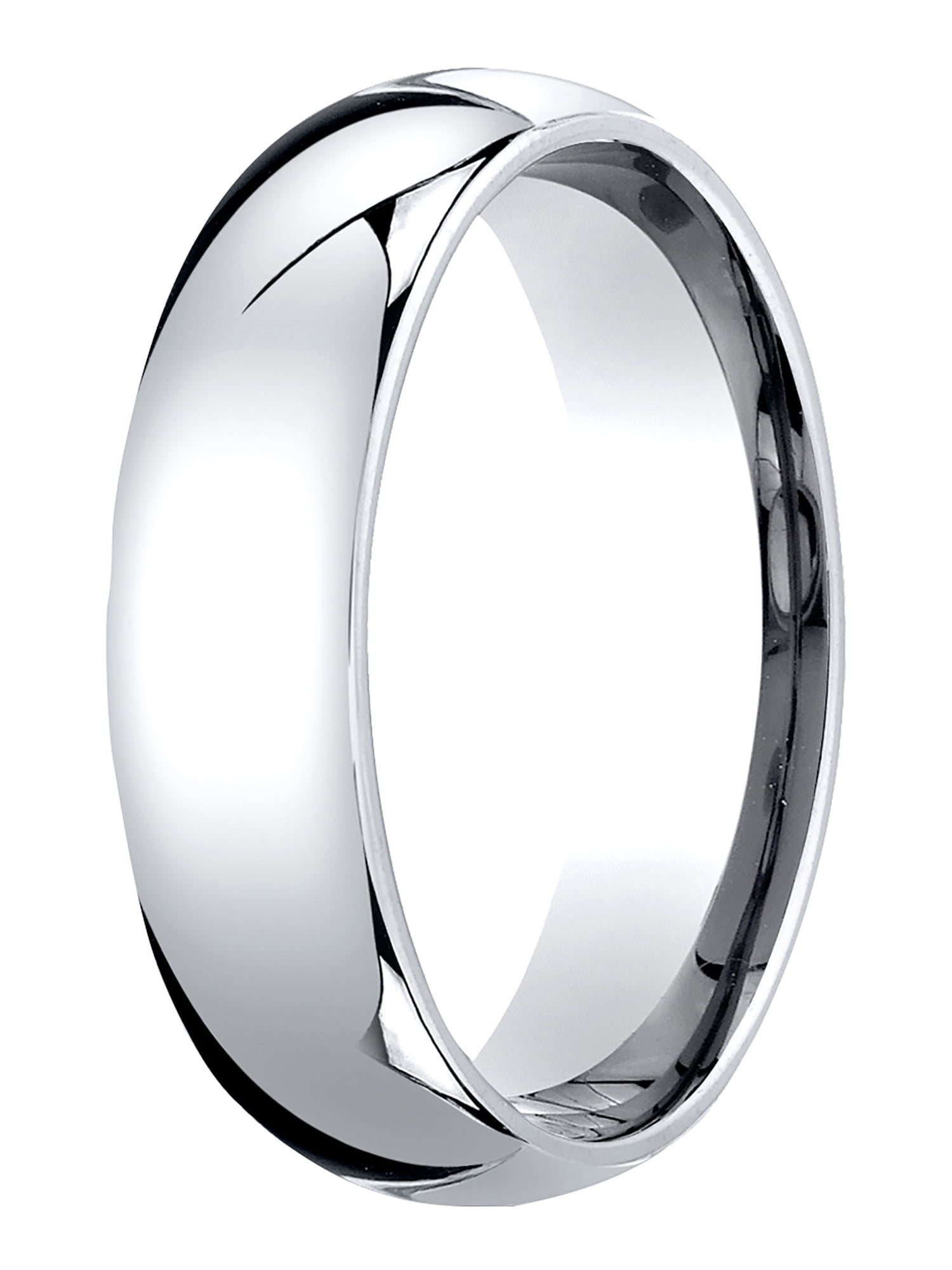 Mens platinum wedding bands comfort best sale fit