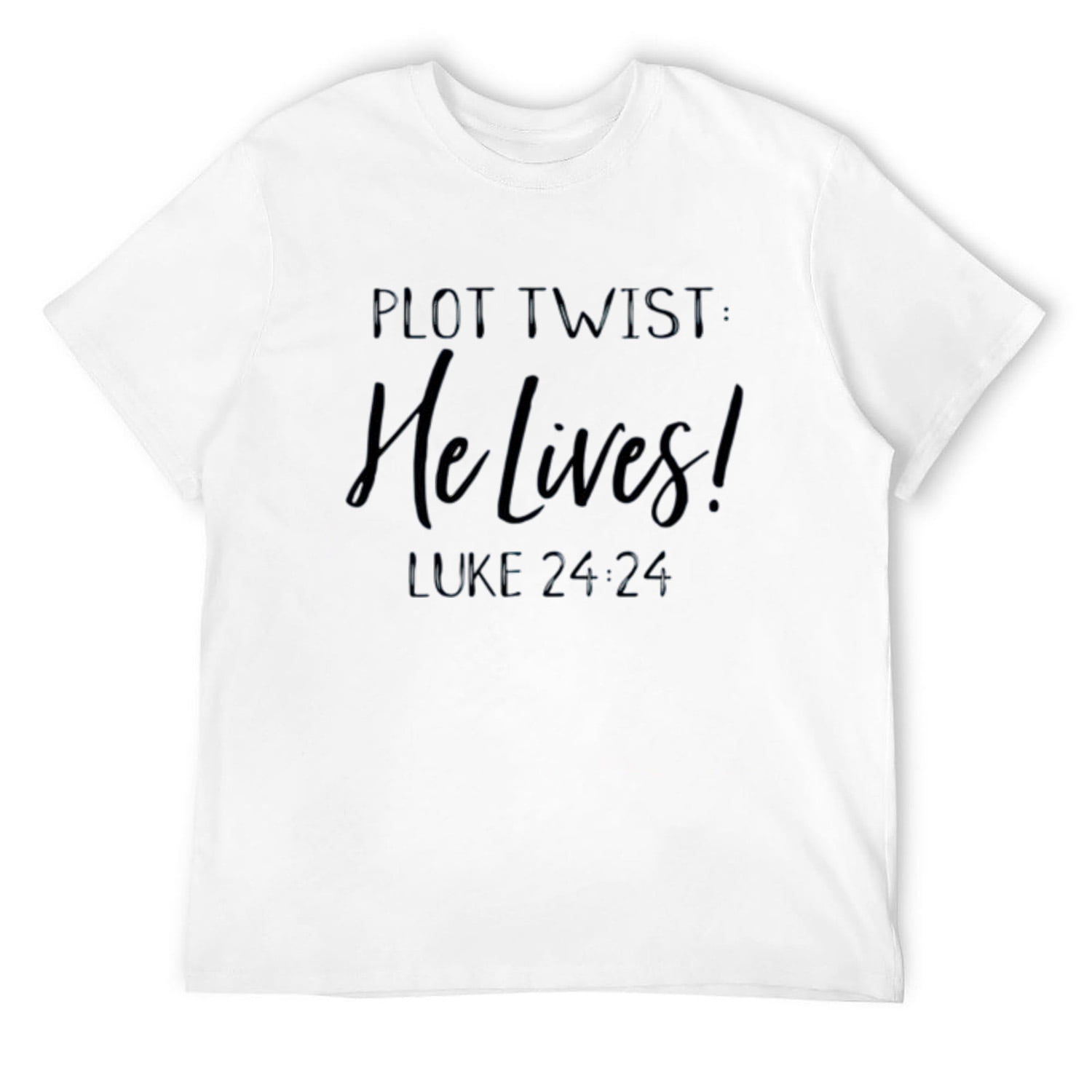 Plot Twist He Lives Jesus Is Alive Luke 24 Easter Tee Shirt Plot Twist He Lives Jesus Is Alive Luke 24 Easter Tee Shirt