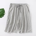 thumbnail image 1 of Mens Plus Size Casual Sleep Shorts Modal Soft Five Points Beach Pajamas Shorts, 1 of 10