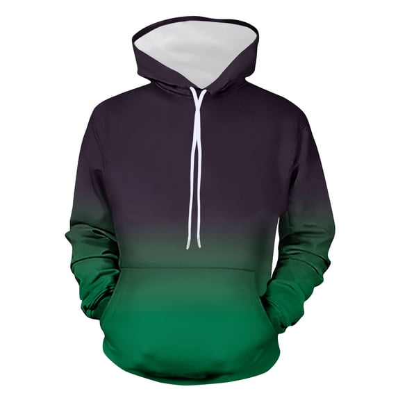 Mens Plus Size Hoodies Sweashirts Big & Tall with Front Pocket Long Sleeve Drawstring Pullover Hooded Casual Basic Gradient Printed Sweatshirts S-4X