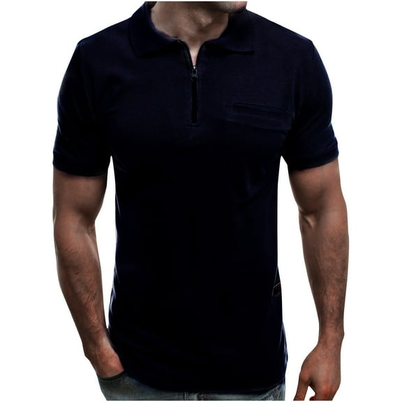Mens Plus Size Shirts Fashion Personality Men's Casual Slim Short Sleeve Pockets T Shirt Top Blouse