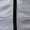 thumbnail image 1 of Mens Plus Size Shirts Summer Casual Hooded Pure Color T-shirt Short Sleeve Top Blouse, 1 of 5
