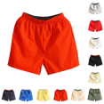 thumbnail image 1 of Mens Plus Size Shorts Elastic Waist Loose Sweatpants Solid Color Cotton Comfy Summer Casual Beach Gym Workout Shorts with Pockets, 1 of 5