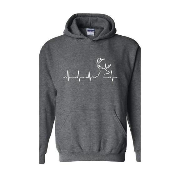 IWPF - Mens Plus Sweatshirts and Hoodies - Heartbeat Hunting