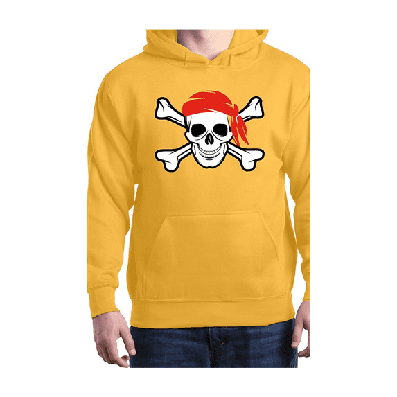 Mens Plus Sweatshirts and Hoodies - Jolly Roger Skull & Crossbones